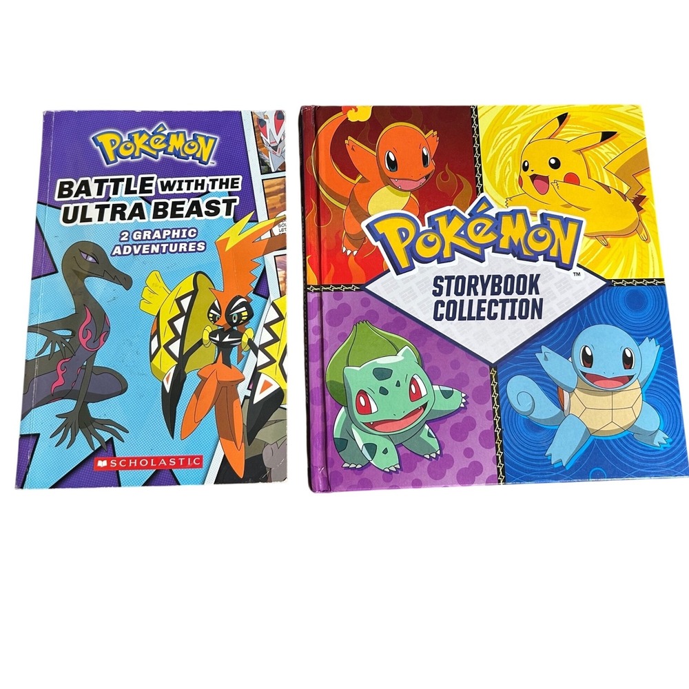 Pokemon Storybook Collection & Ultra Beast Graphic Novel Lot comic anime